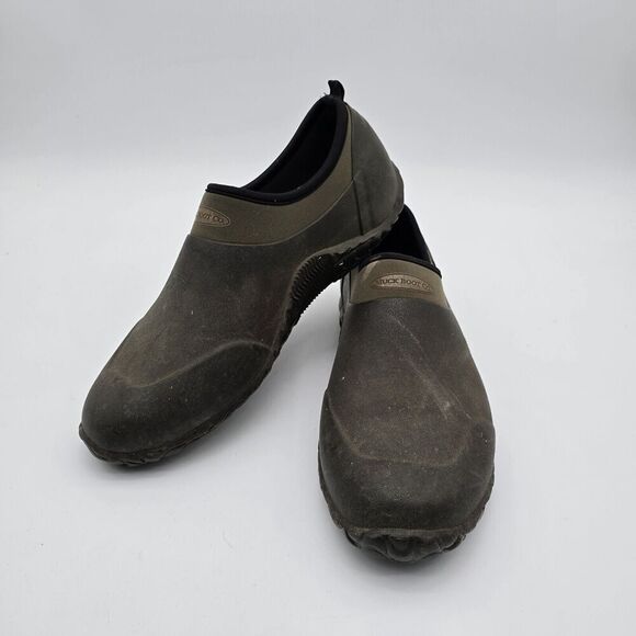 Muck Boot Company Shoes Mens 12 Low Waterproof Slip On Clogs Gardening Water - Picture 1 of 9